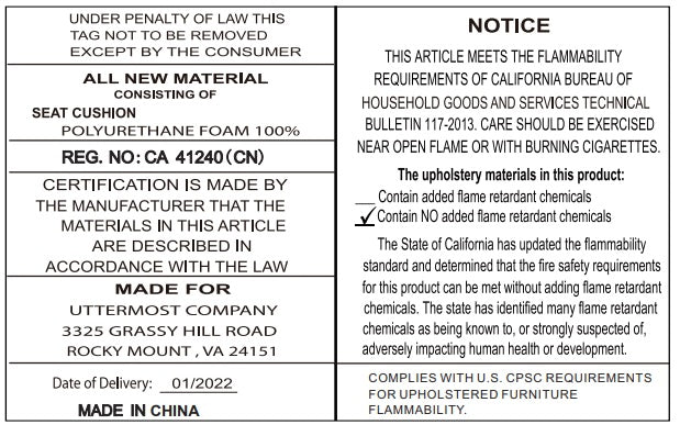 UTTERMOST社製 Narrowsアームチェア UTT-23856