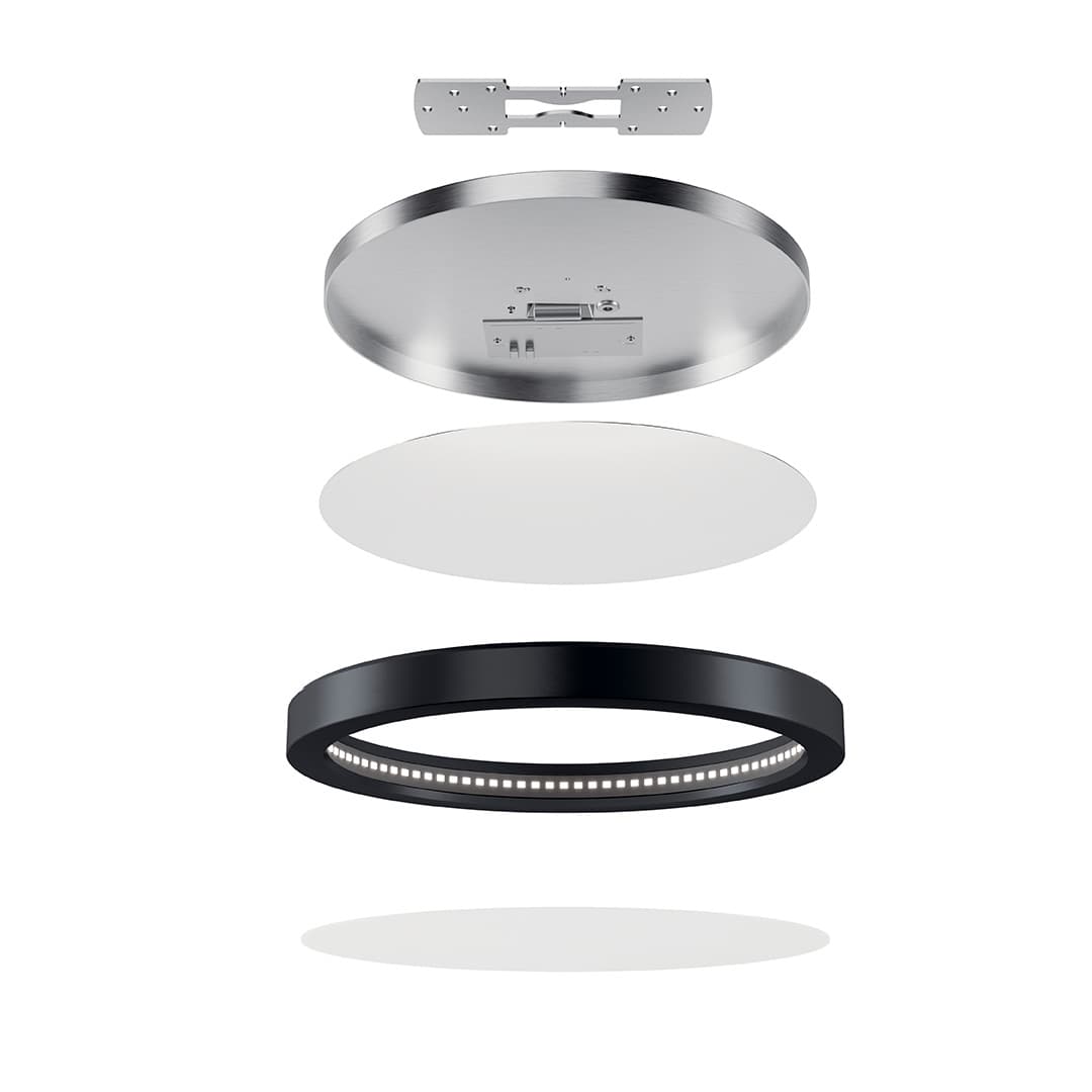 KICHLER(キチラー)社製シーリングライトKIC-53009BK30