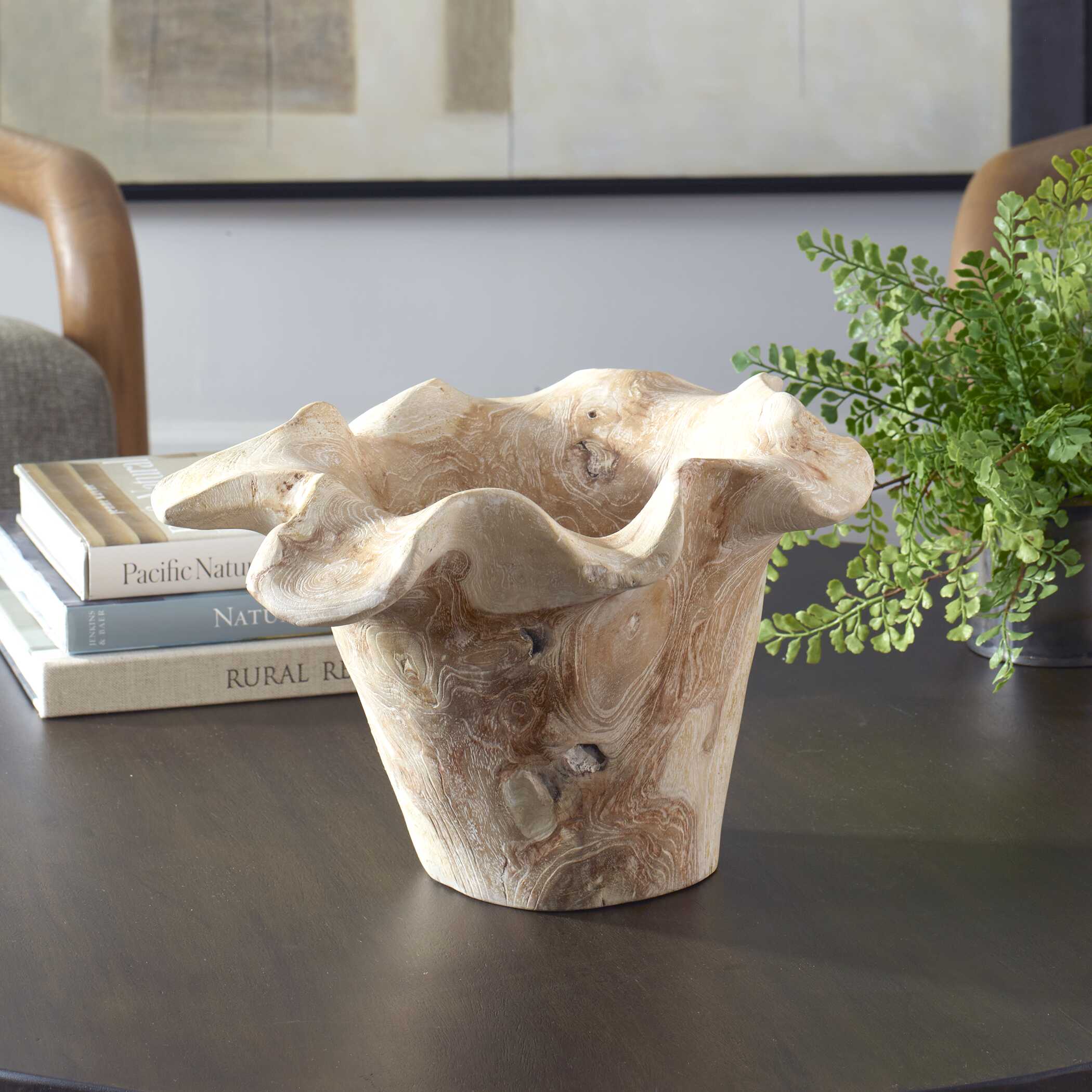 UTTERMOST社製 Teak Flowボウル UTT-17135