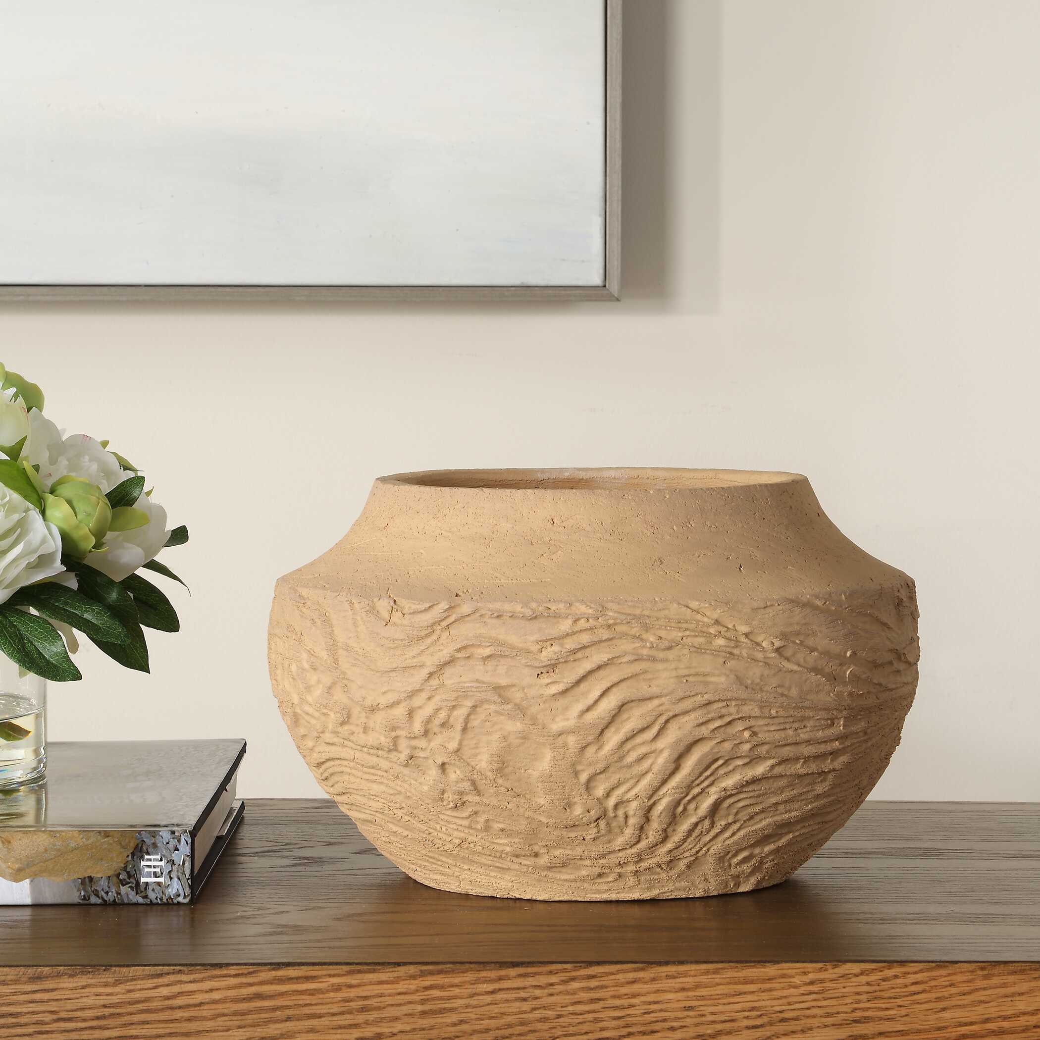 UTTERMOST社製 Sandstone Flow花瓶 UTT-18266