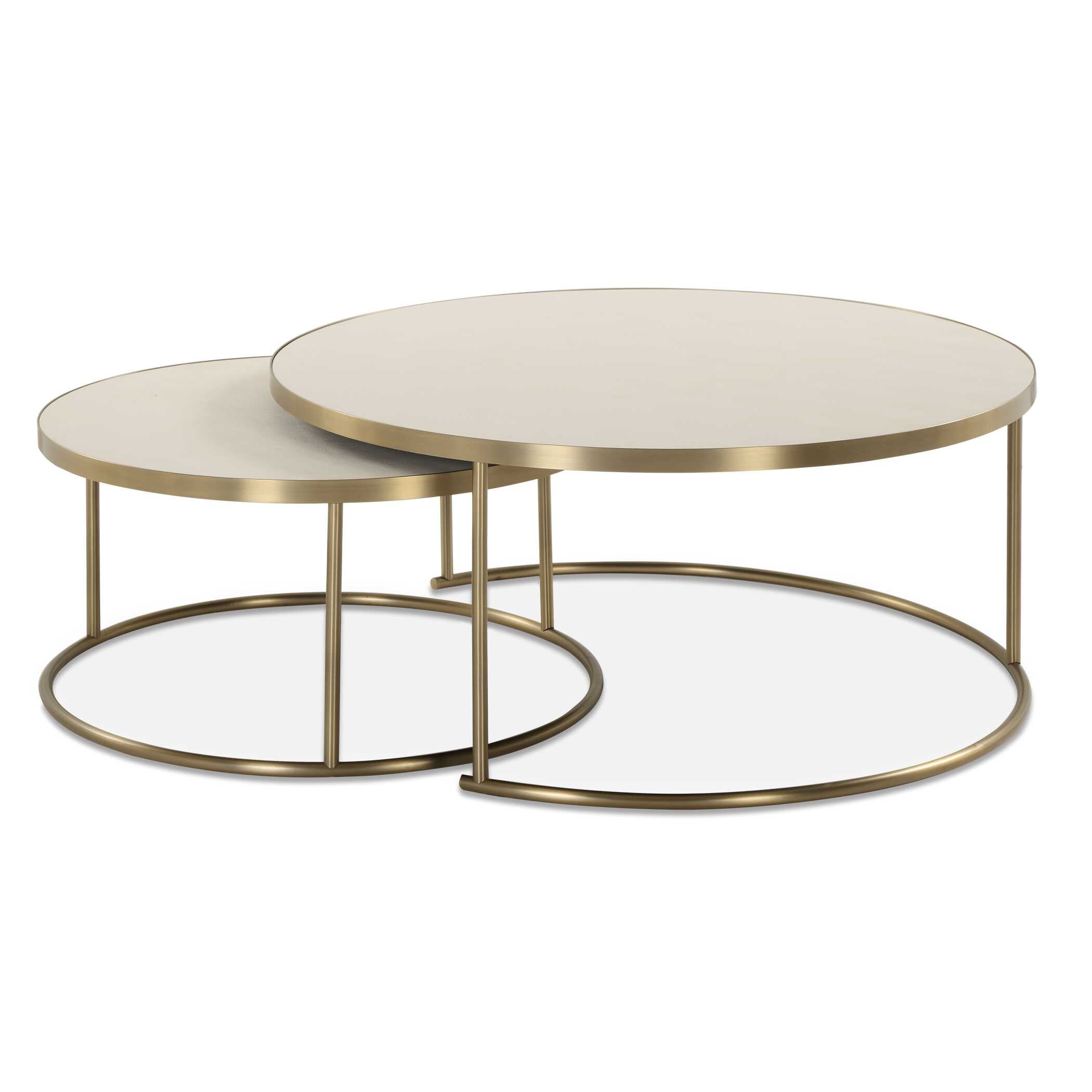 UTTERMOST社製 Aragonコーヒーテーブル2個組