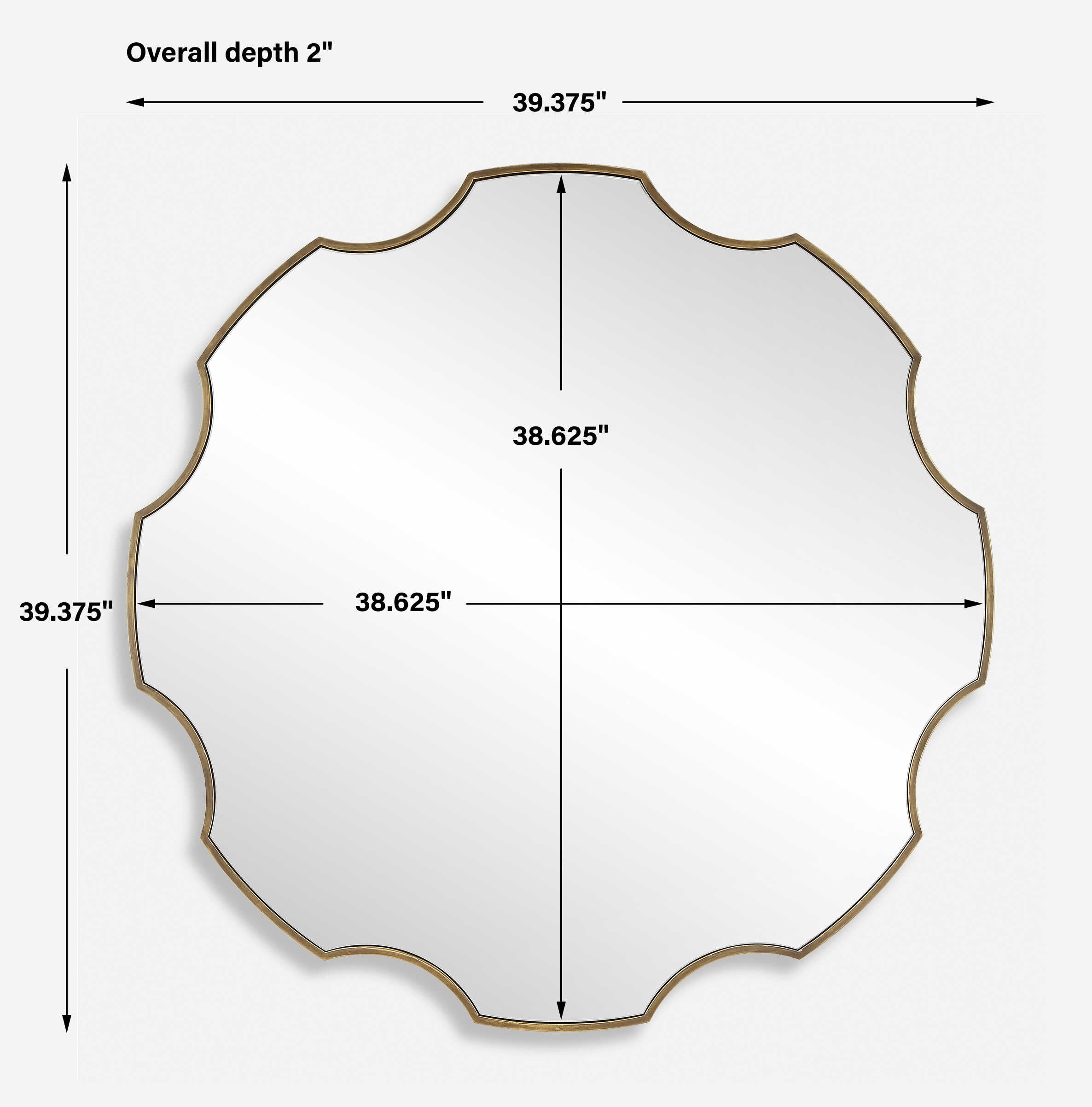 UTTERMOST社製 Gearing Upミラー UTT-09976