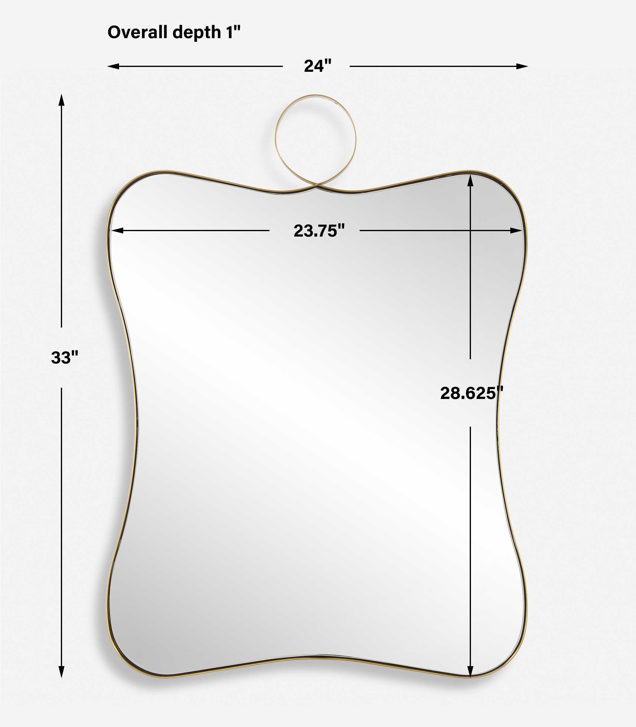 UTTERMOST社製 Taliaミラー UTT-09974