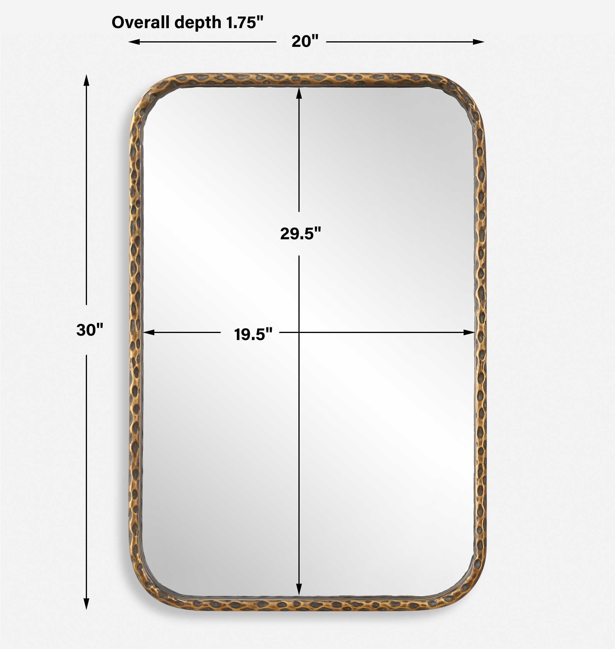 UTTERMOST社製 A Little Knottyミラー UTT-09996