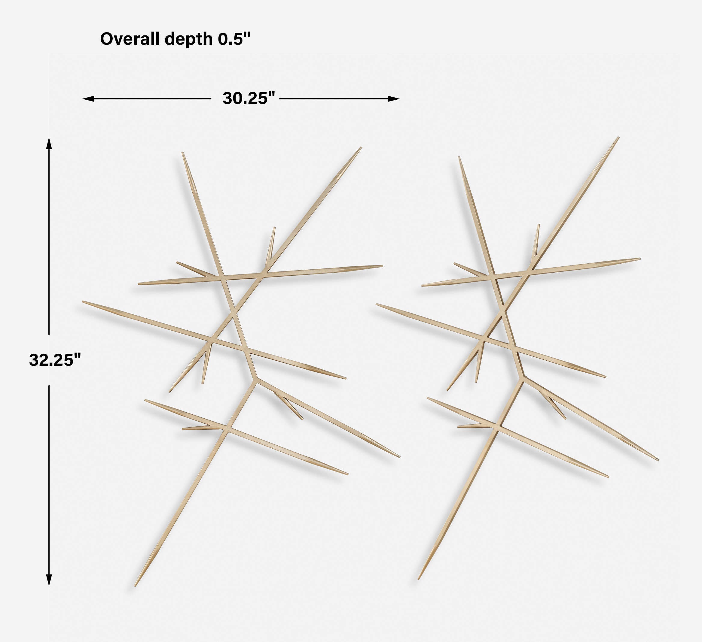 UTTERMOST社製 Fireworksウォールアート2個組 UTT-04371
