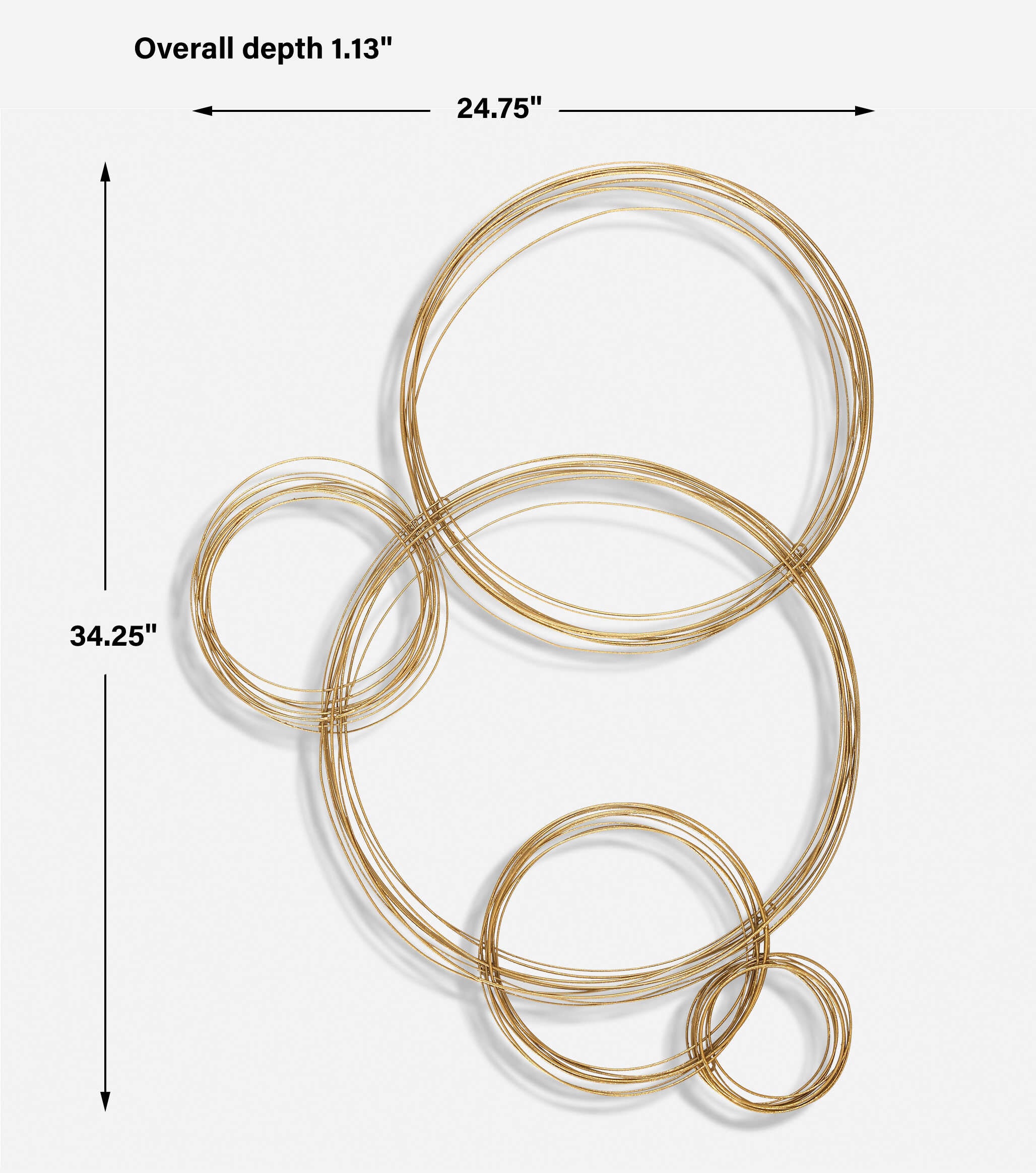 UTTERMOST社製 Golden Bubblesウォールアート UTT-04369