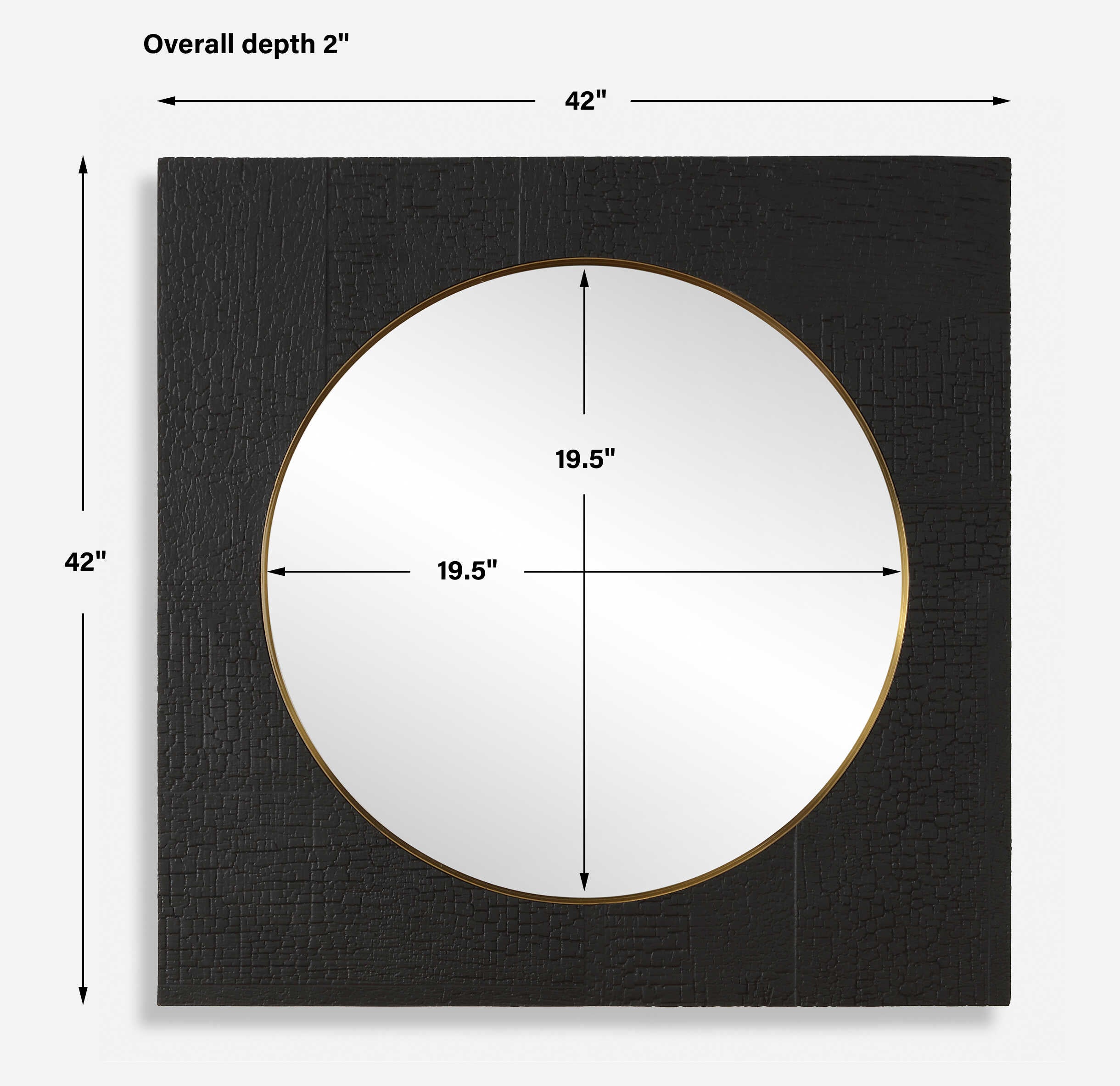 UTTERMOST社製 Emberミラー UTT-09984